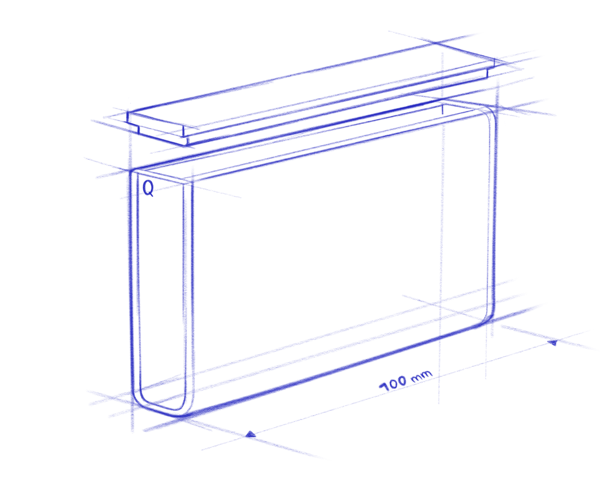 Standardküvetten Quarzglas 100 mm
